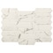Msi Statuario Celano Picket 14 In. X 9.5 In. X 6 Mm Glass Mesh-Mounted Mosaic Tile, 15PK ZOR-MD-0314 - alternate 2